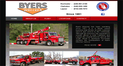 Desktop Screenshot of byerswrecker.com
